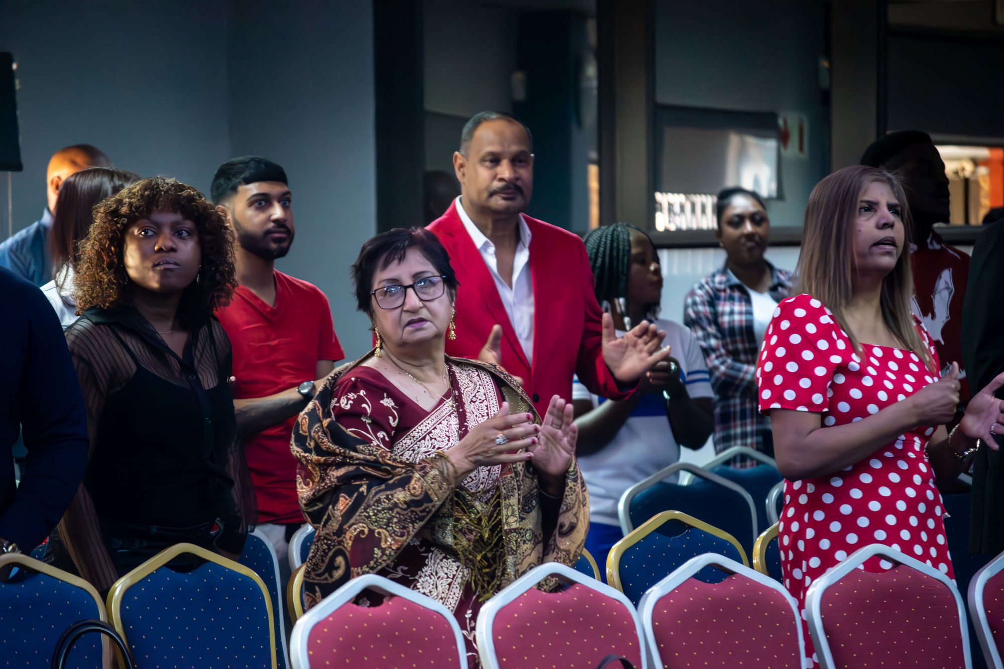Placeholder photograph of the worship team
